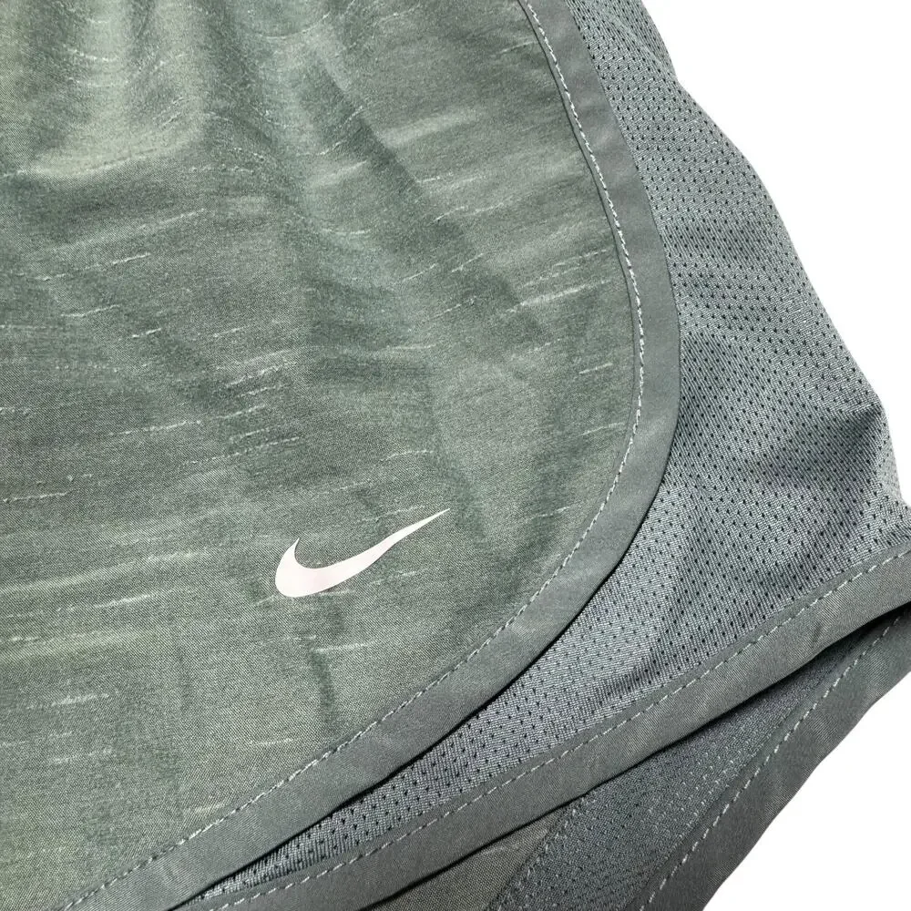 Nike Dri-Fit Lined Running Shorts Green Small